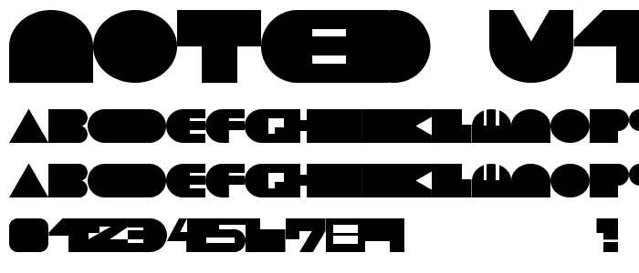 Noted V1 Bold font